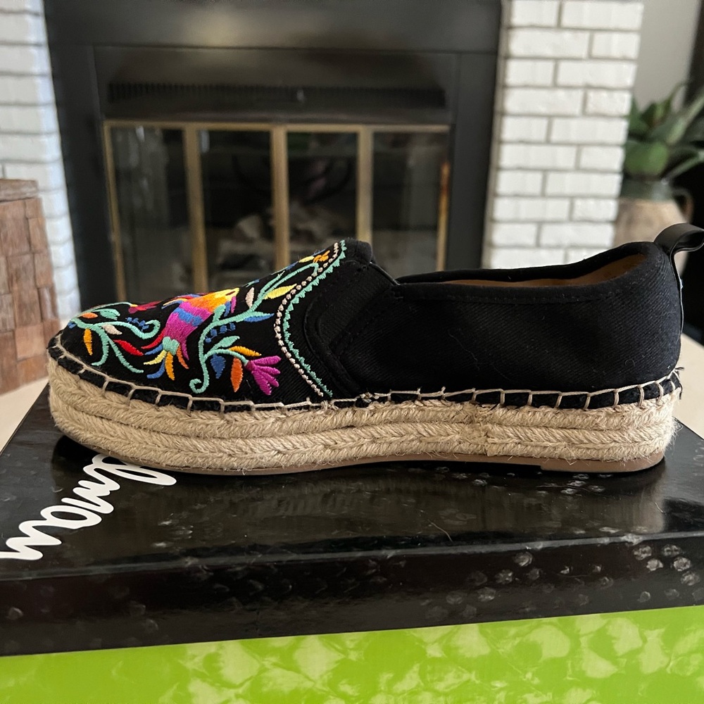 Sam Edelman Black Floral Espadrilles - Picture 5 of 5
